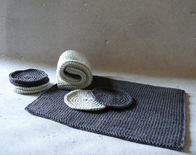 Waschlappen, Kosmetikpads und Seifensäckchen häkeln / stricken