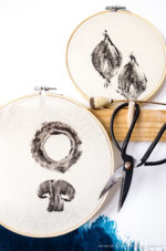DIY Küchendeko mit Gemüse-Stempeln