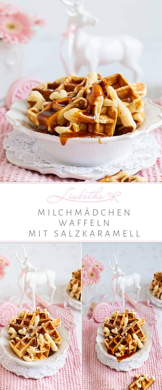 „Milchmädchen Waffeln mit Salzkaramell!“