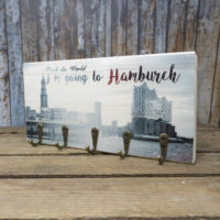 I'm going to Hamburch - elbPLANKE® mit Haken
