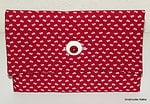Tasche mit 2 Fächern nähen, einfach, nur mit 4 Nähten genäht