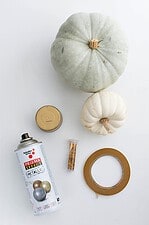 Halloween Deko: Kürbis mit Spinnennetz
