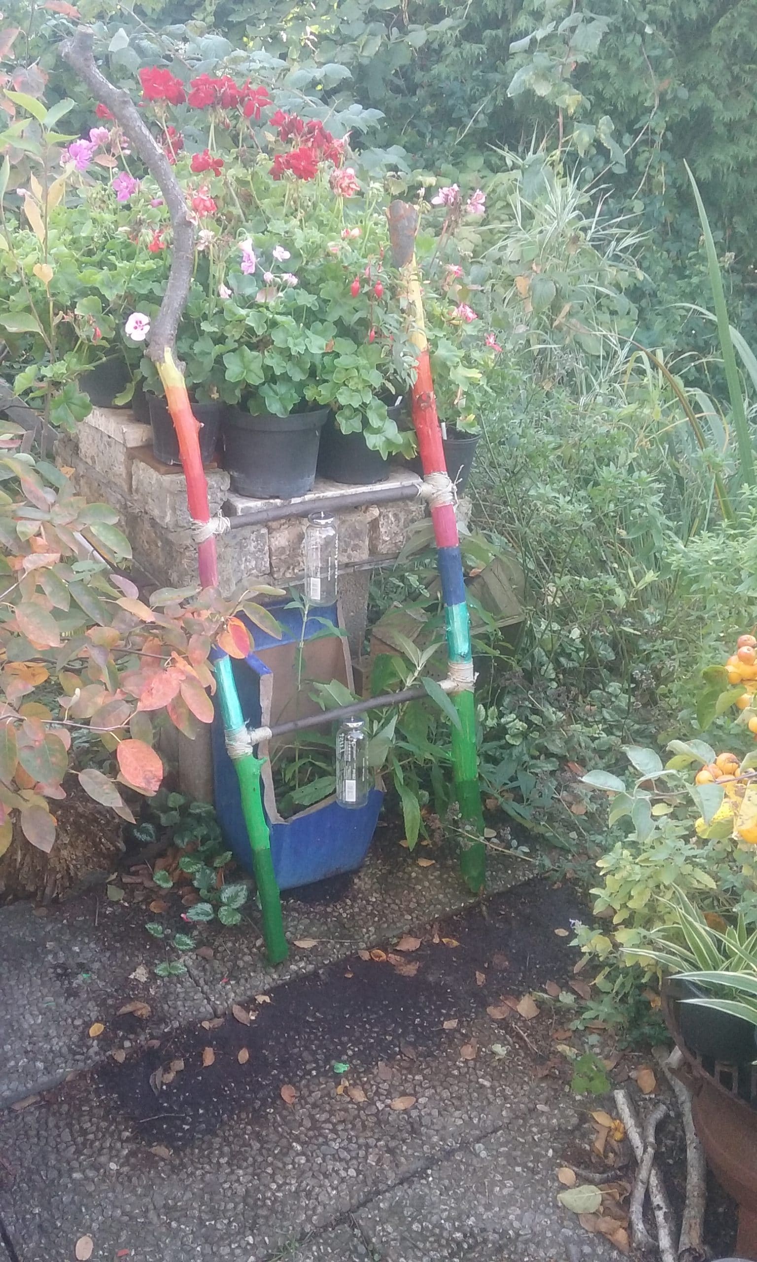 Gartenlaternen- Leiter