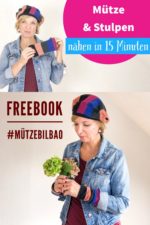 upcycling: Mütze +Stulpen aus Pulli nähen