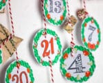 Freebie Printable Adventskalenderzahlen Thema Nähen
