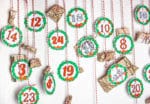 Freebie Printable Adventskalenderzahlen Thema Nähen