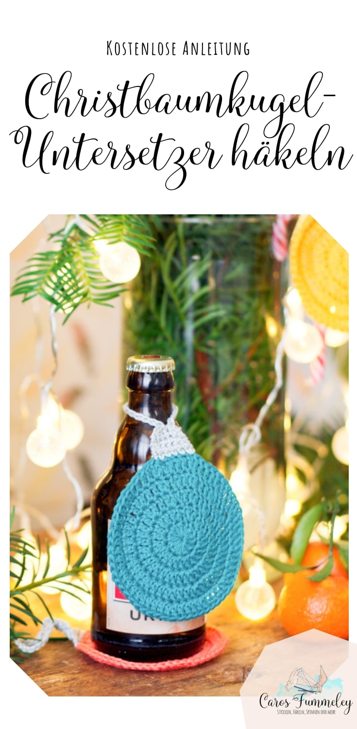 Last-Minute-Weihnachtsgeschenk: Untersetzer häkeln