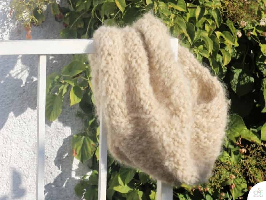 Kragen stricken; warm, weich und super schnell gestrickt
