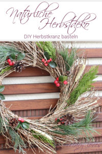 DIY Herbstkranz aus Naturmaterialien basteln