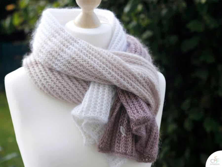 Anleitung/ Patentmuster Schal stricken