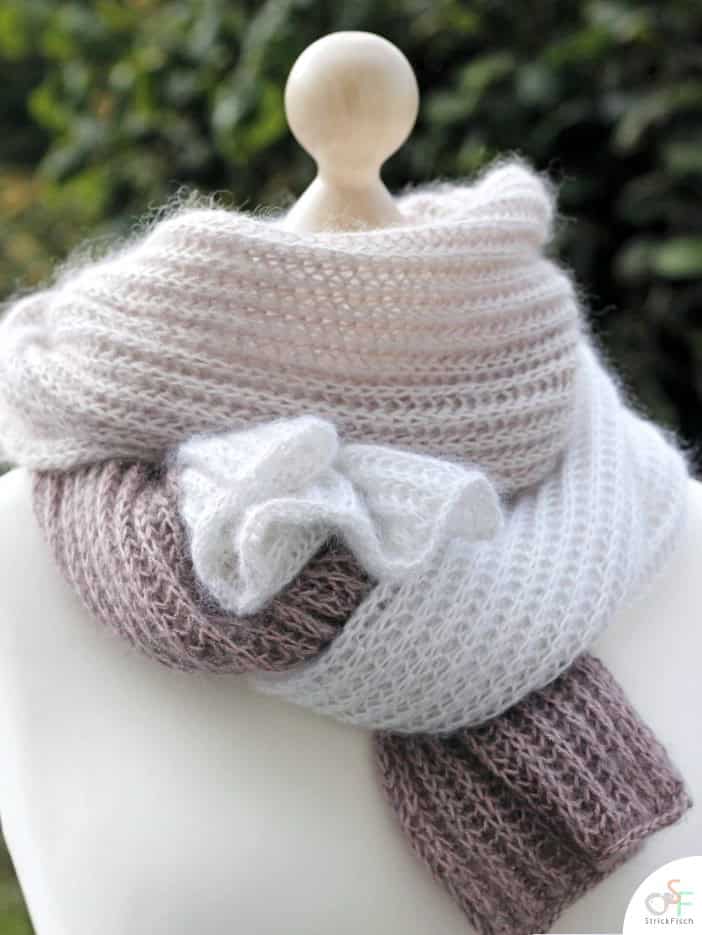 Anleitung/ Patentmuster Schal stricken