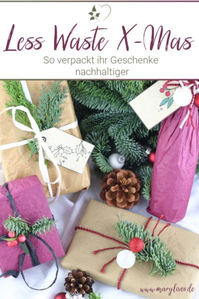 Geschenke nachhaltig verpacken