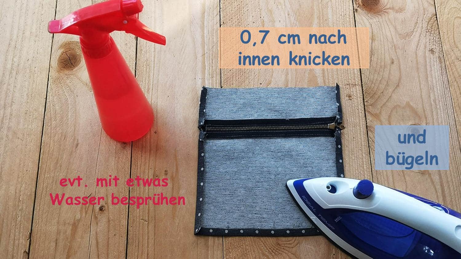 Utensilio selber nähen – Schritt für Schritt Anleitung mit Schnittmuster