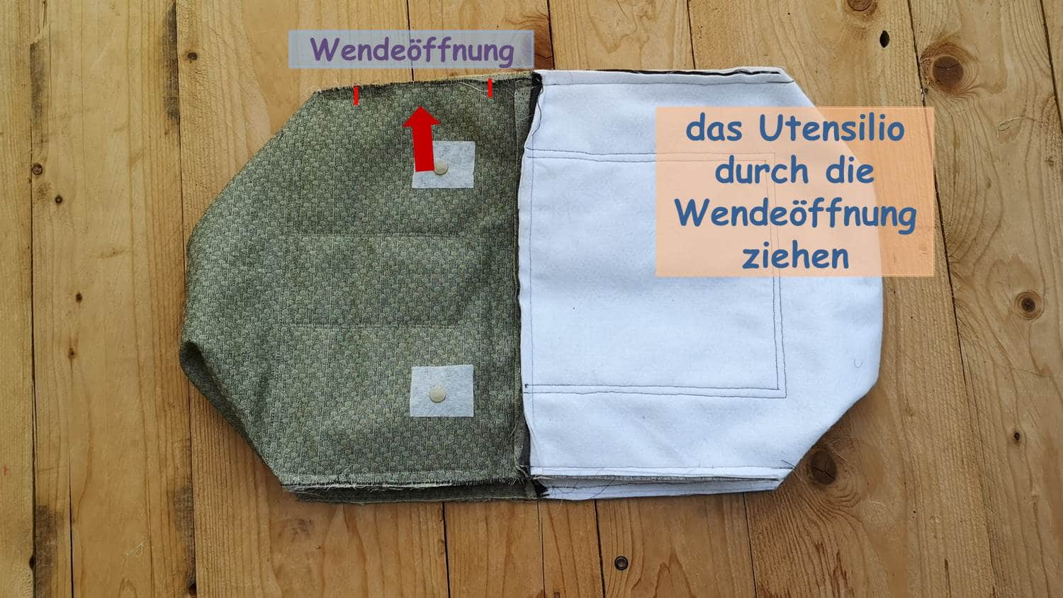 Utensilio selber nähen – Schritt für Schritt Anleitung mit Schnittmuster