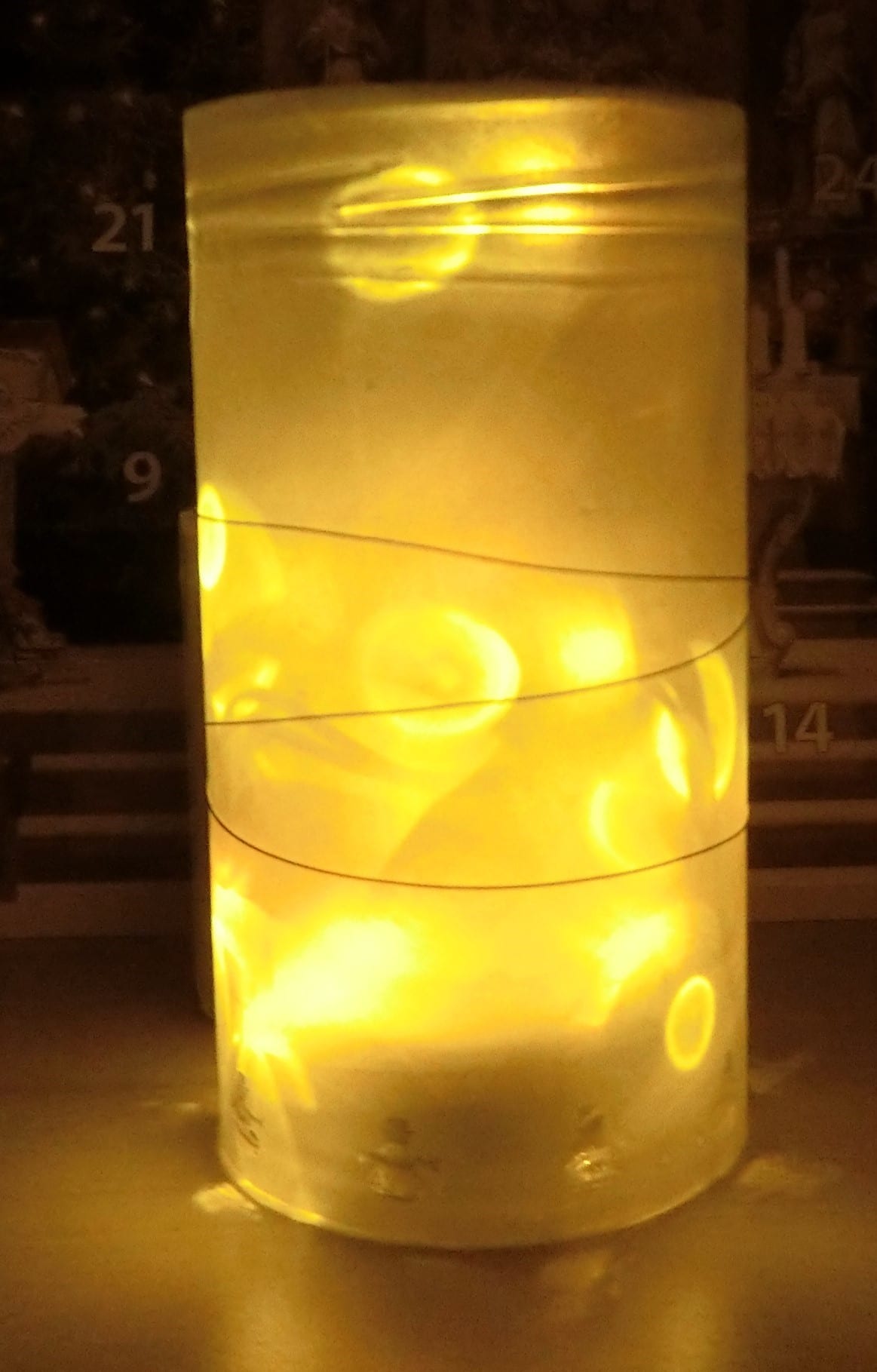 Weihnachtliches Windlicht