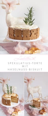 ♡„SPEKULATIUS-TORTE MIT HASELNUSS-BISKUIT & EINER FEINEN ZIMTSAHNE!"