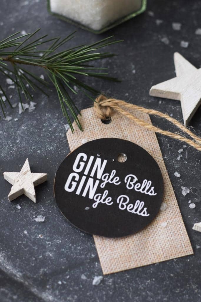 Gin-Salz, einfach selbstgemacht! DIE Geschenkidee für Gin-Fans. Mit Freebie-Etikett