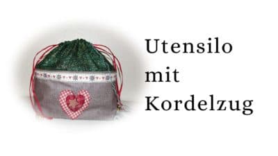 Utensilo mit Kordelzug / Wichtelsack /Geschenkverpackung nähen für Anfänger