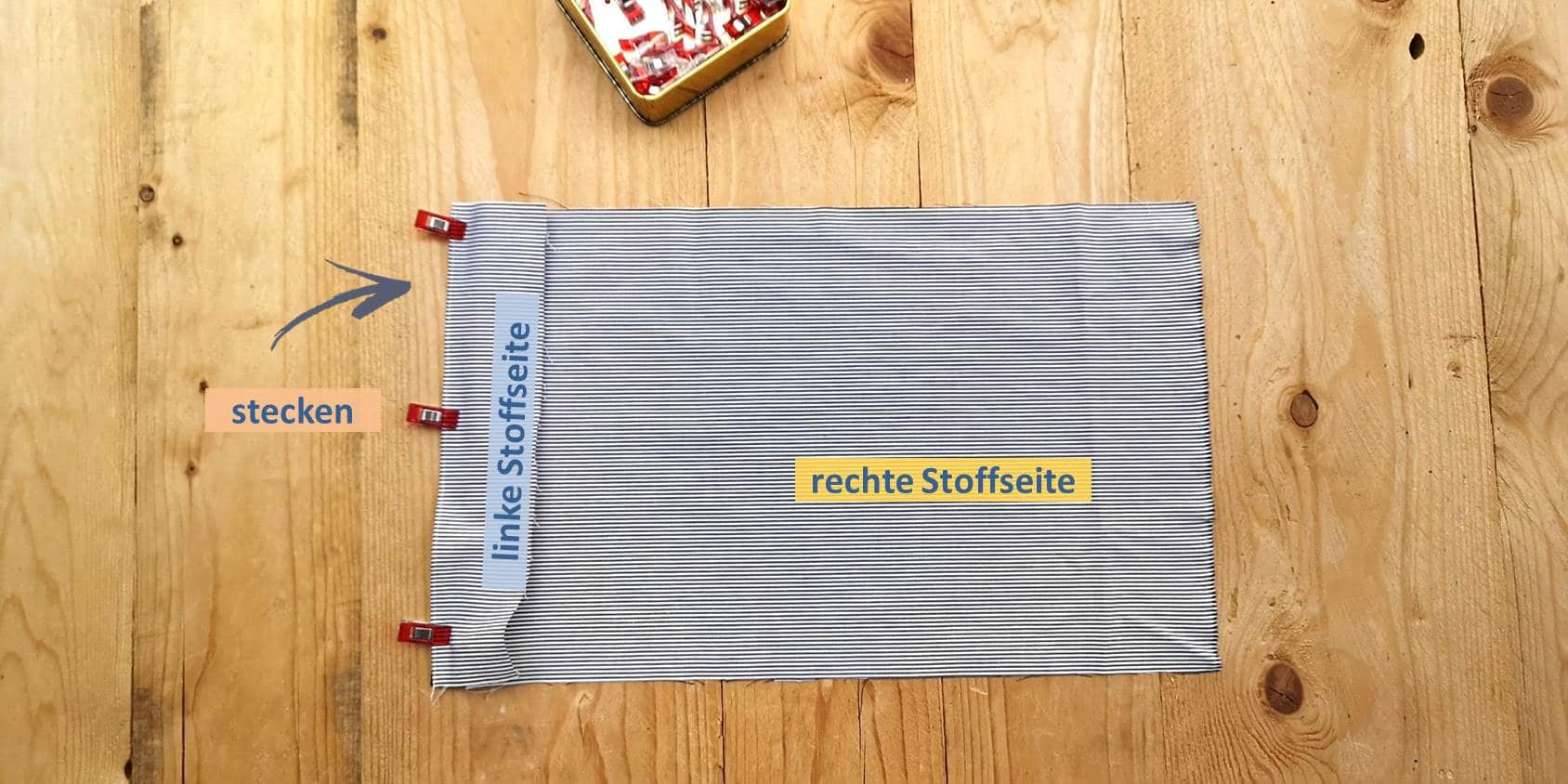 Tasche aus Teddystoff – Nähanleitung mit Schnittmuster