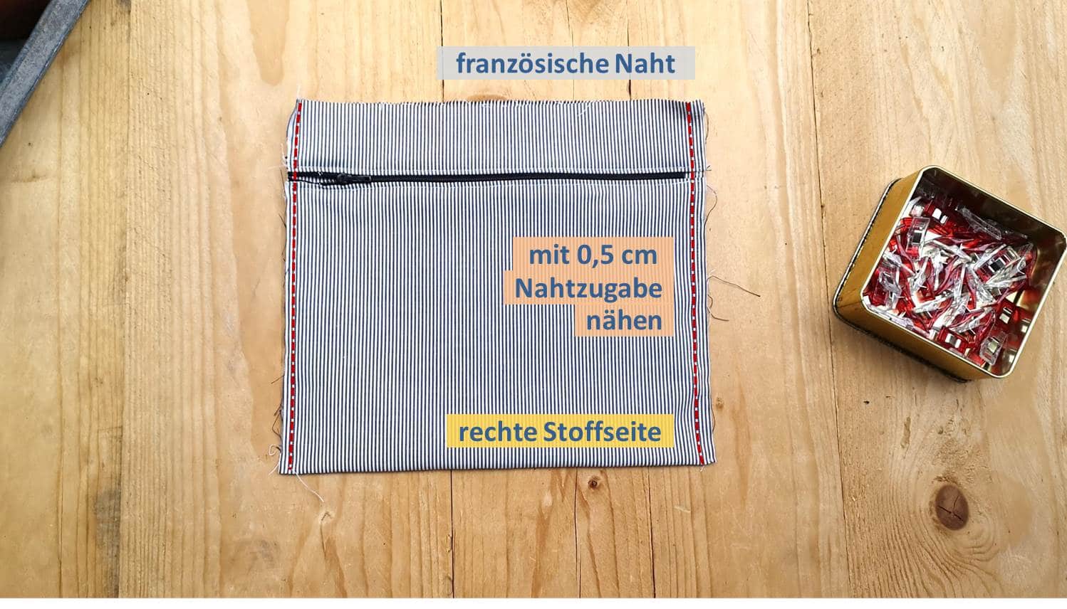 Tasche aus Teddystoff – Nähanleitung mit Schnittmuster
