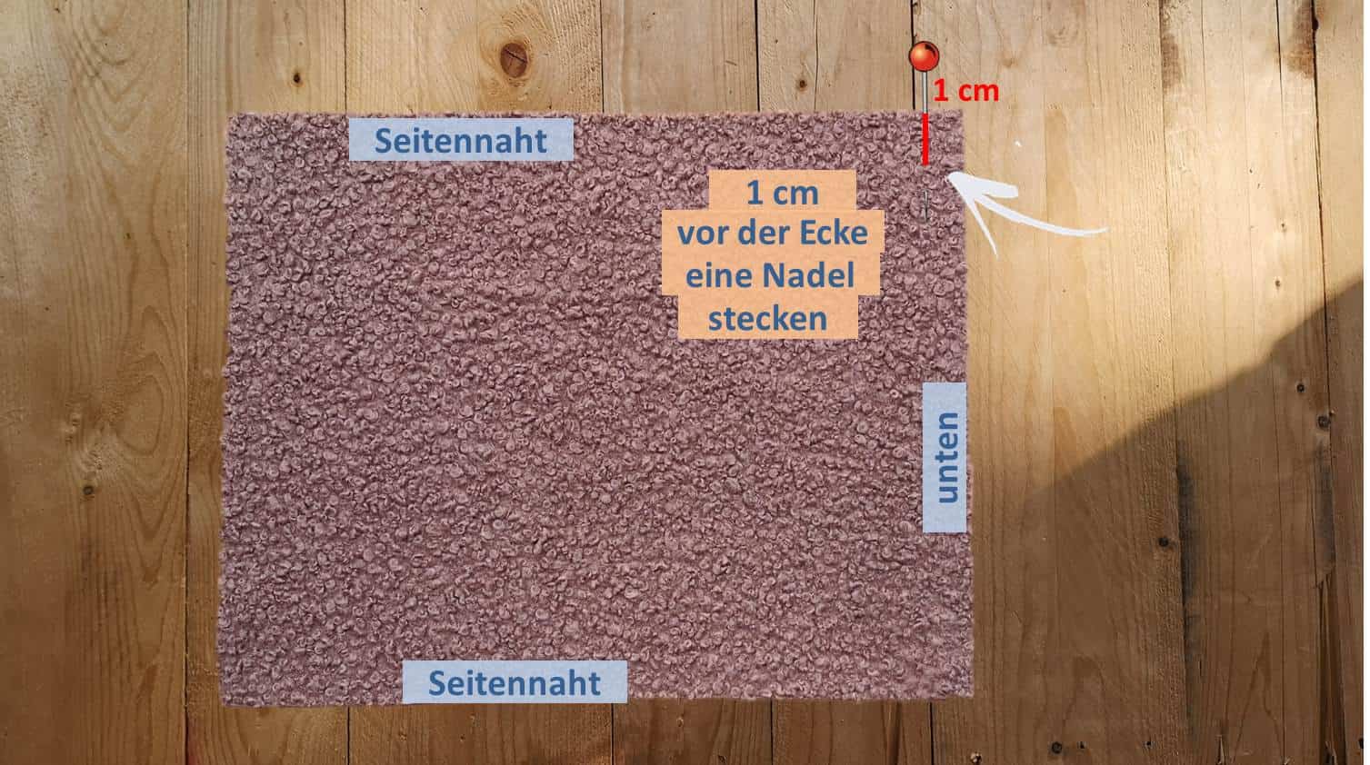 Tasche aus Teddystoff – Nähanleitung mit Schnittmuster