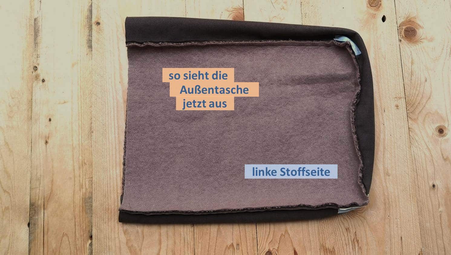 Tasche aus Teddystoff – Nähanleitung mit Schnittmuster