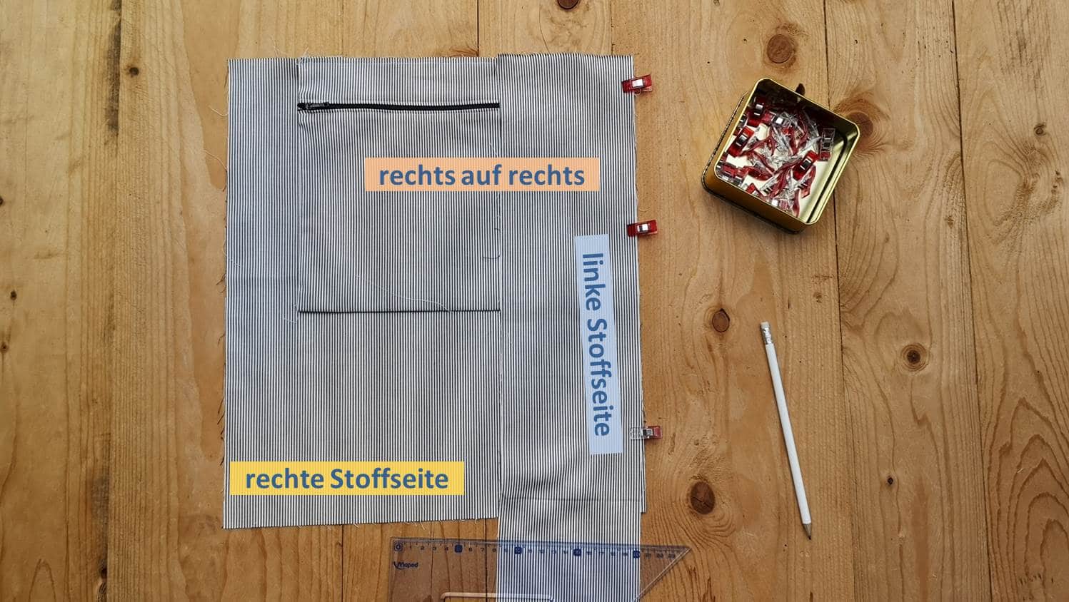 Tasche aus Teddystoff – Nähanleitung mit Schnittmuster
