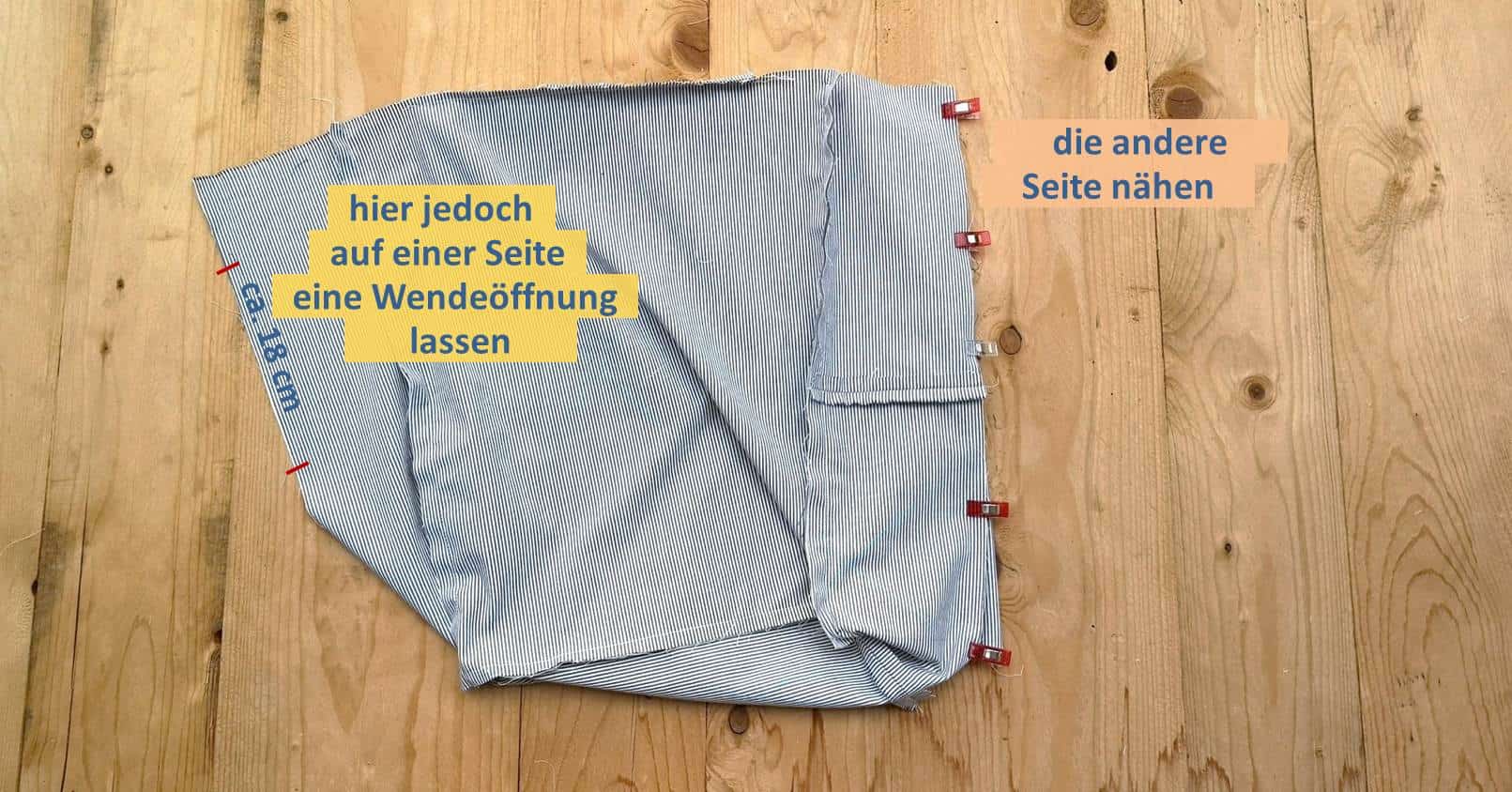 Tasche aus Teddystoff – Nähanleitung mit Schnittmuster