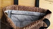 Tasche aus Teddystoff – Nähanleitung mit Schnittmuster