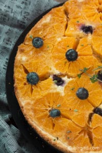 Mandarinenkuchen mit ganzen Früchten – upside down
