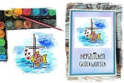Kommunion Karte basteln