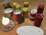 Wachsreste wiederverwenden: Advent, ein Lichtlein brennt – oder auch ein paar mehr …