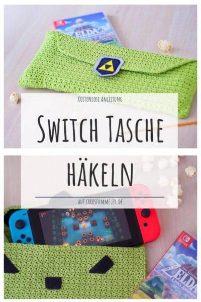 Nintendo Switch Tasche häkeln