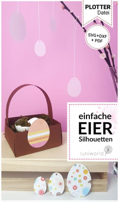 Kostenlose Plotterdatei: Eier-Silhouetten Kostenlose Plotterdatei: Eier-Silhouetten