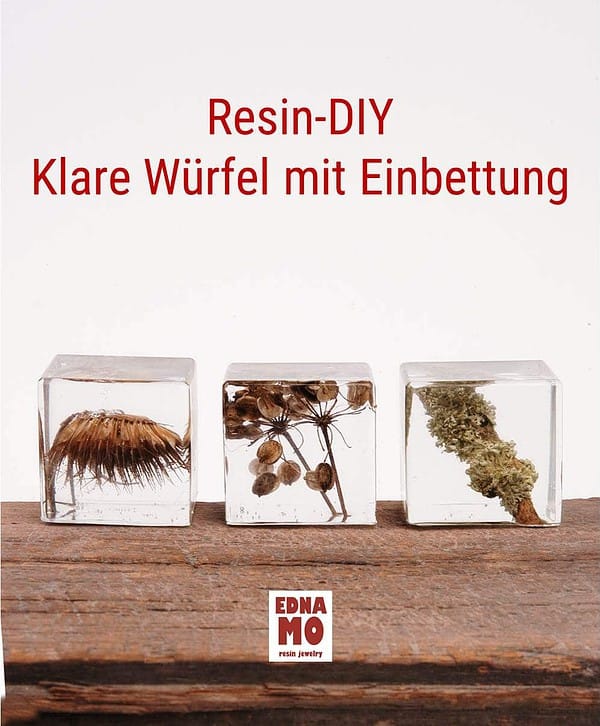 Resin-DIY Würfel mit Einbettung