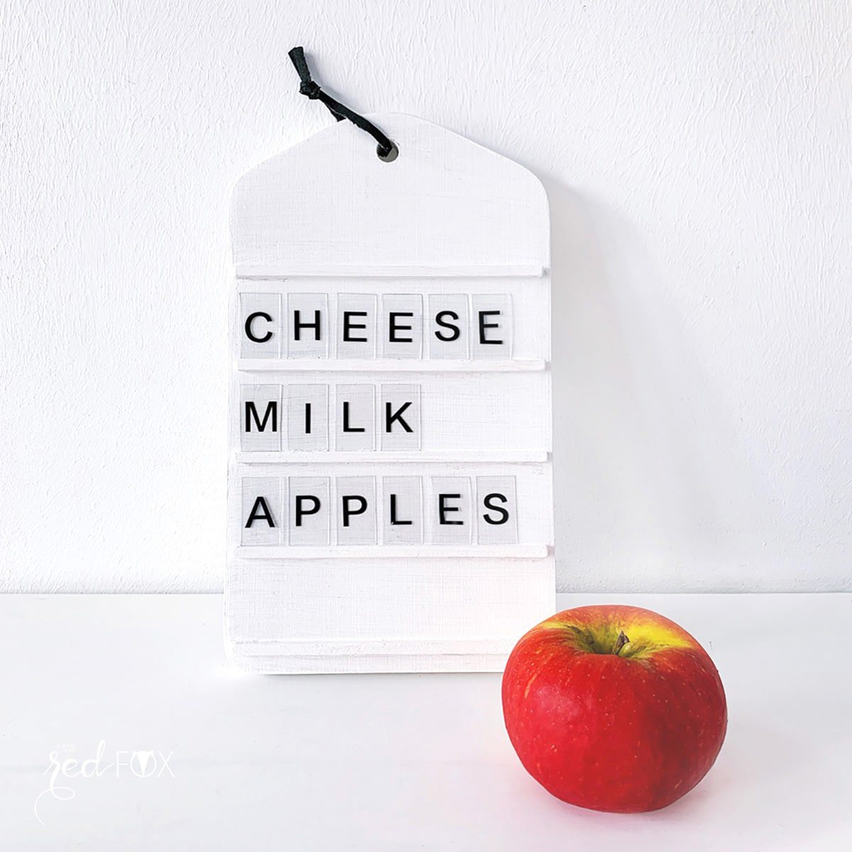 Mini DIY Letterboard für die Küche