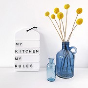 Mini DIY Letterboard für die Küche
