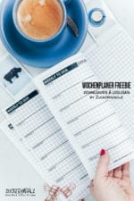Freebie DIY | Notizbuch „Wir machen das jetzt einfach mal“ … der kostenlose Wochenplaner zum Downloaden