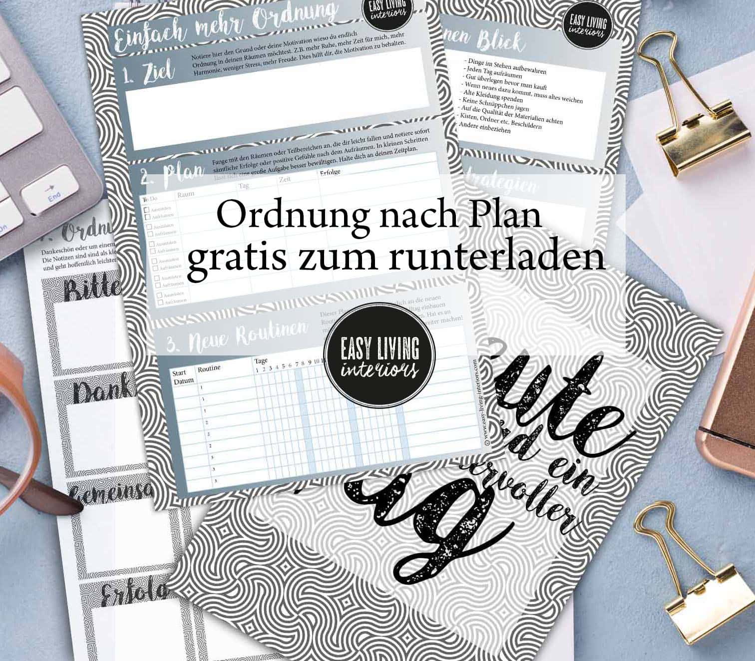 Ordnung macht glücklich