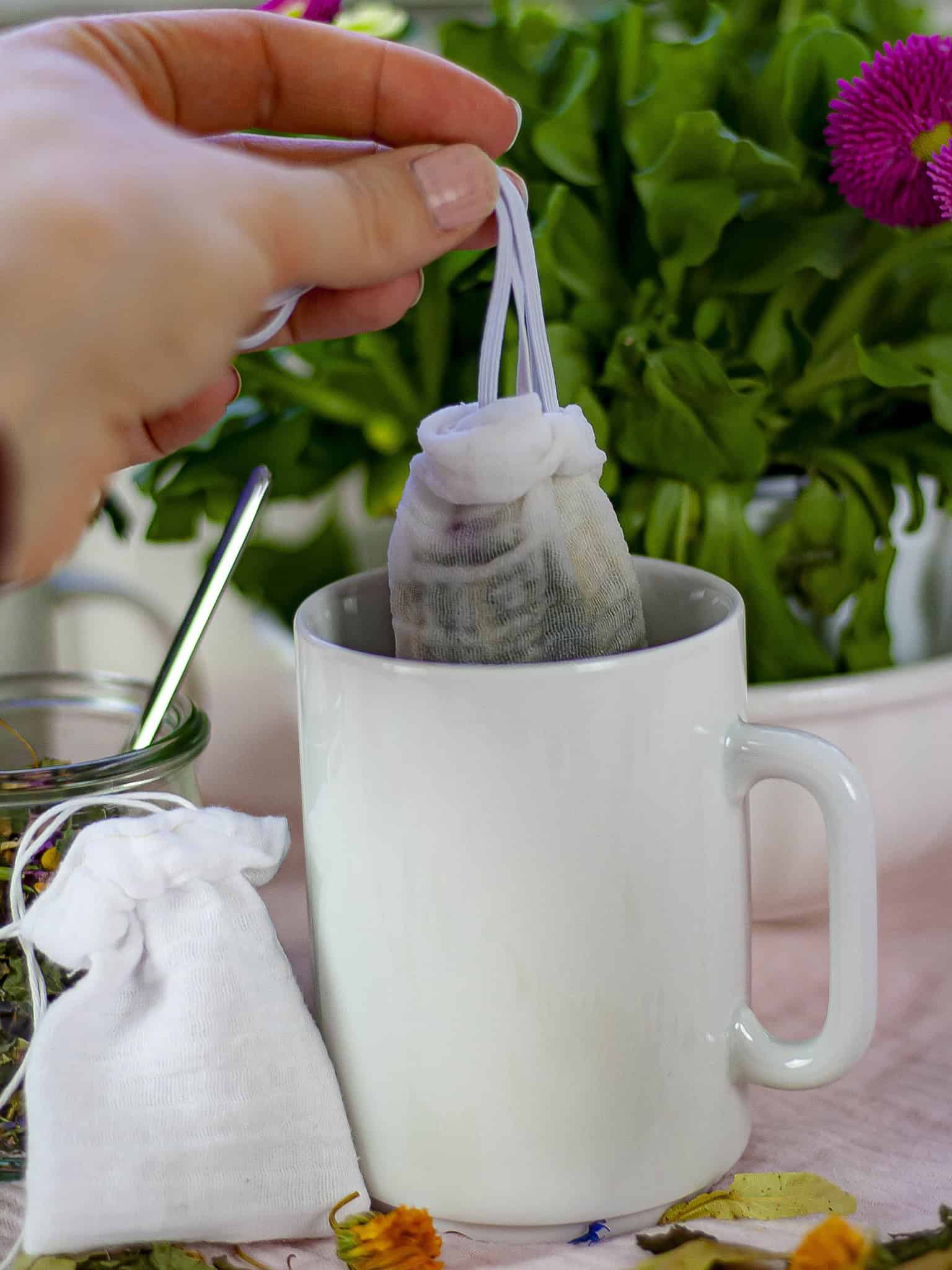 Zero Waste Teebeutel nähen