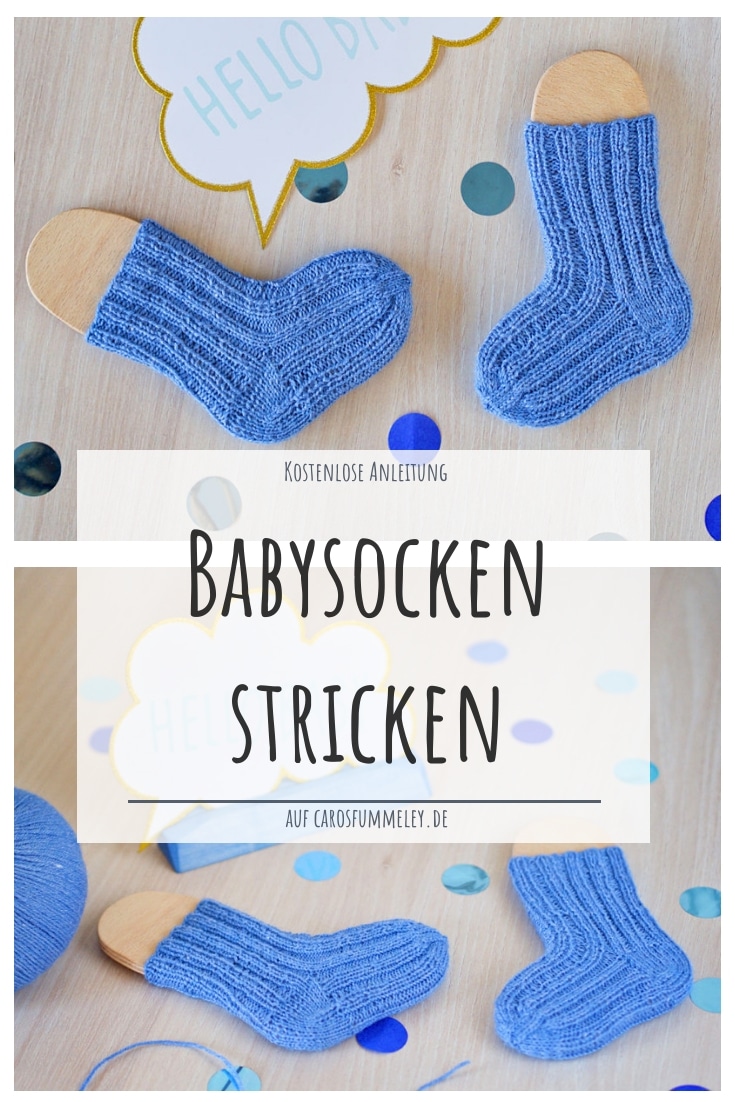 Hello Baby Socken Strickanleitung Handmade Kultur