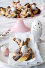 Die Hasen sind los! Einfache Blätterteighasen mit Mohnfüllung zu Ostern – Yummy Bunny!