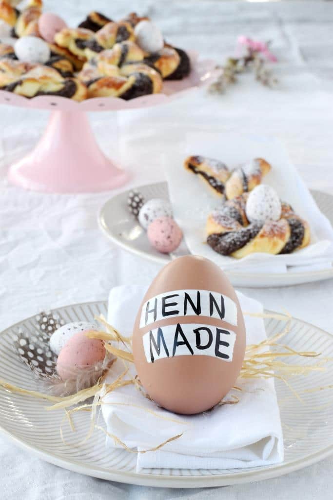 Die Hasen sind los! Einfache Blätterteighasen mit Mohnfüllung zu Ostern – Yummy Bunny!