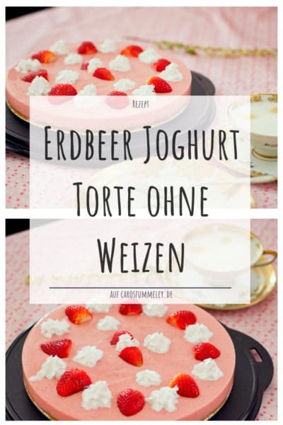 Erdbeer Joghurt Torte ohne Weizen