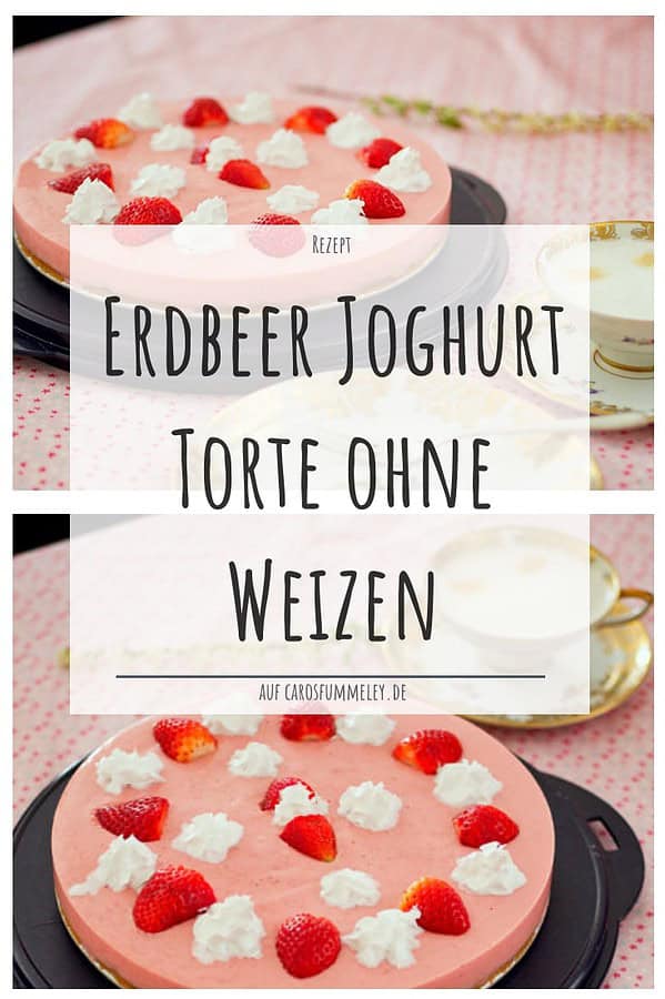 Erdbeer Joghurt Torte ohne Weizen