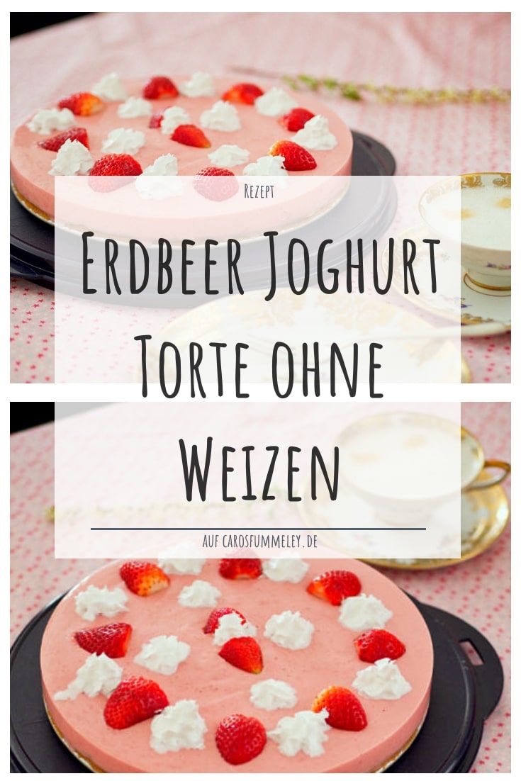 Erdbeer Joghurt Torte ohne Weizen