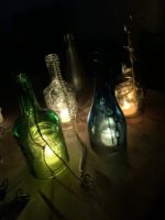 Laternen aus Glasflaschen – DIY Flaschen Upcycling