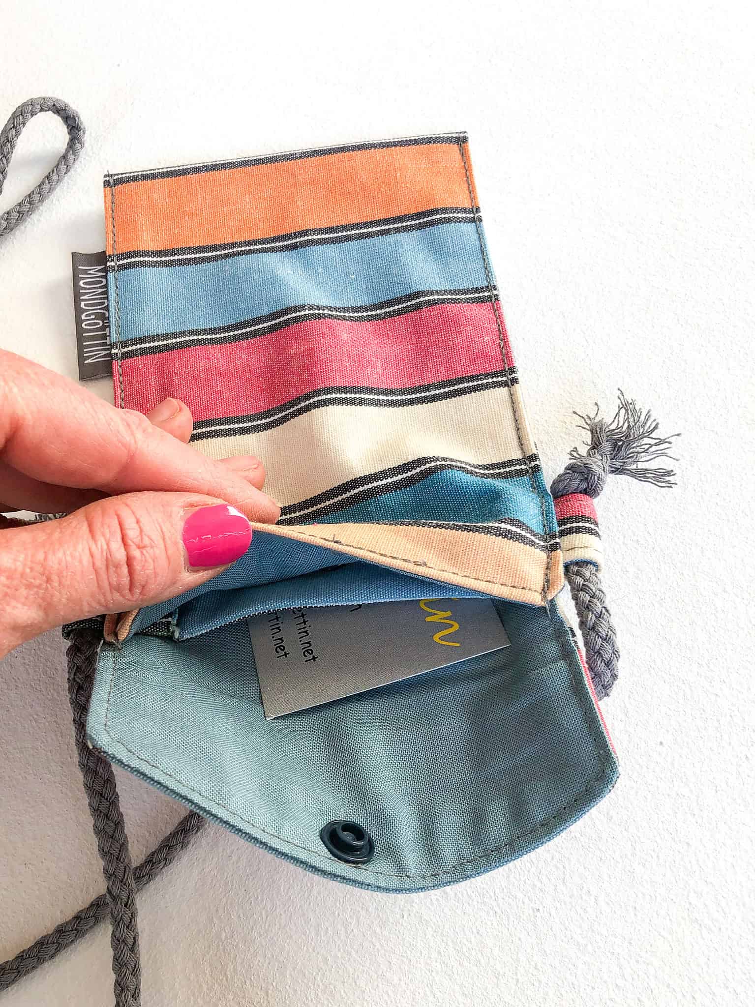 einfache Handytasche nähen – Anleitung