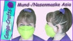 Anleitung Mund-Nasen-Maske – Maske Asia nähen DIY