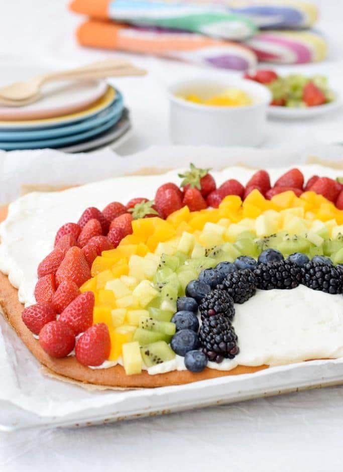 Der Alles-wird-gut Regenbogen-Kuchen